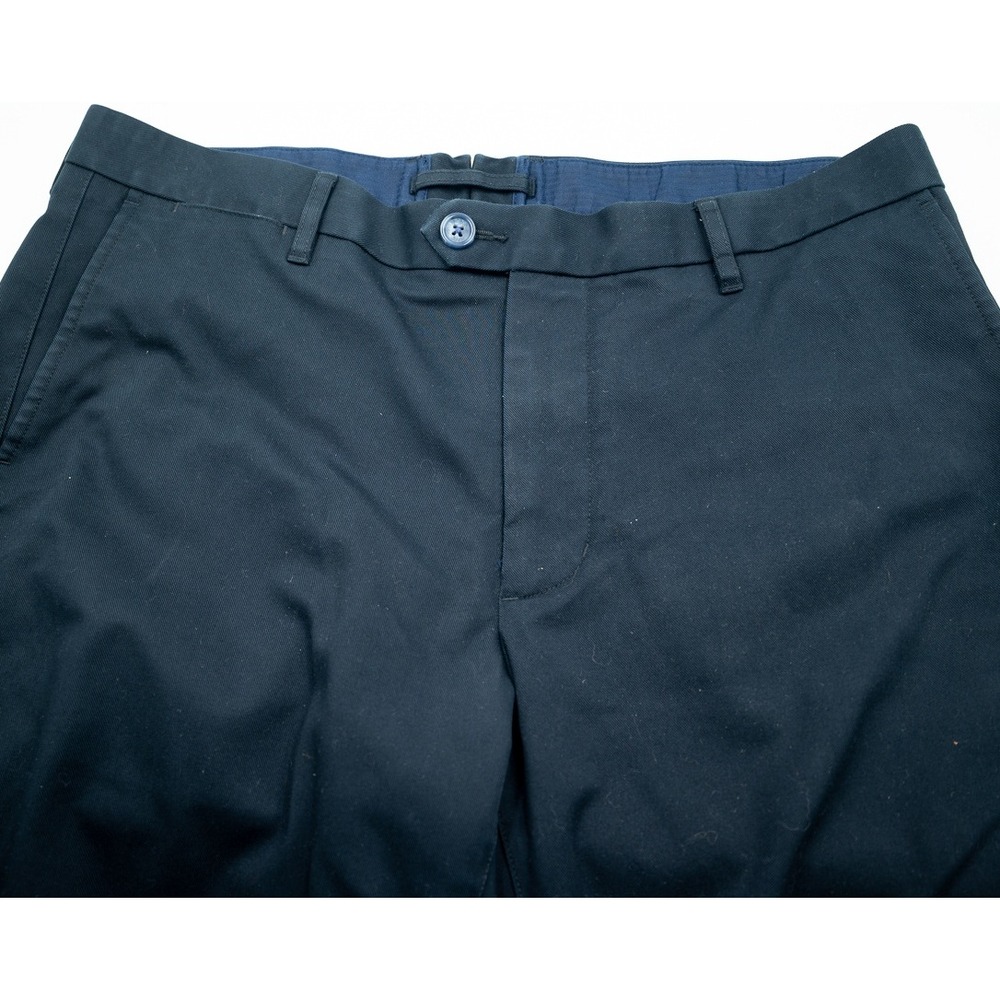 Proper Cloth Mens Non-Iron Stretch 4-Way Navy Chino Pants CP-P288 Size 34x32